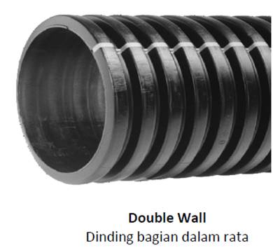 pipa hdpe perforated double wall