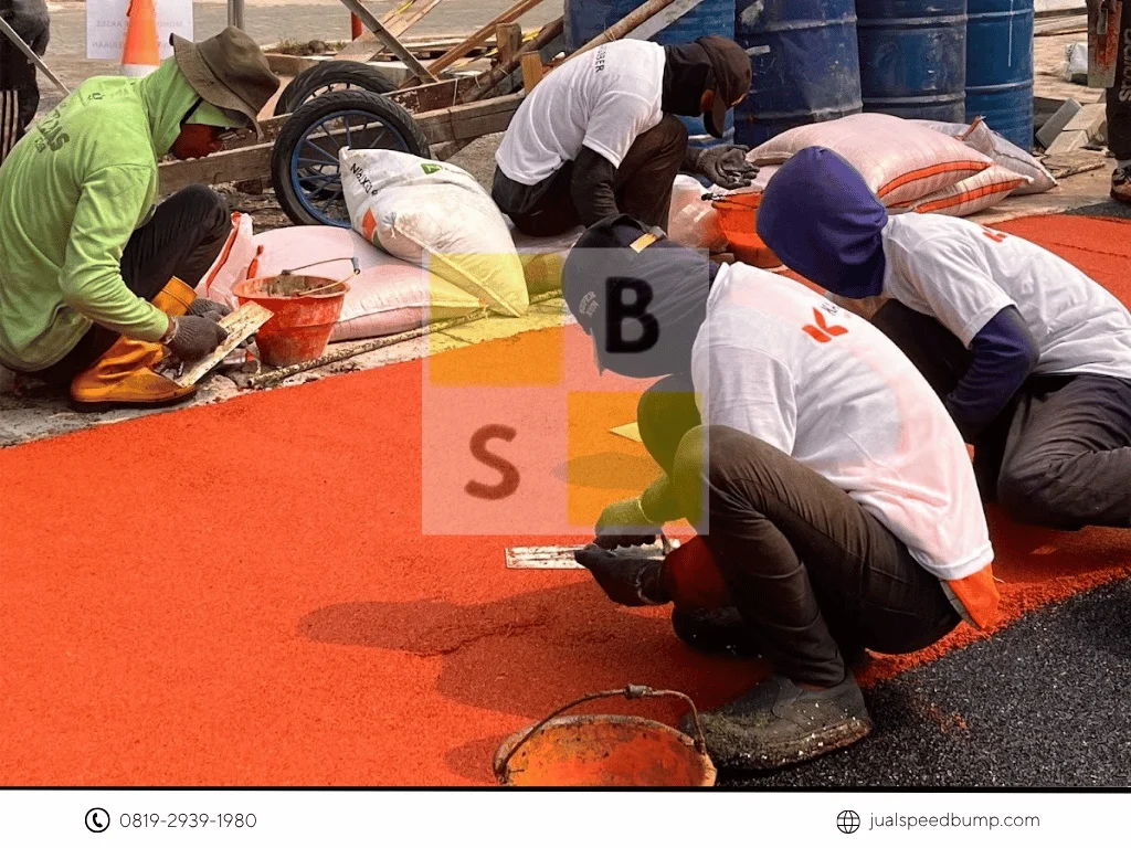 rubber running track