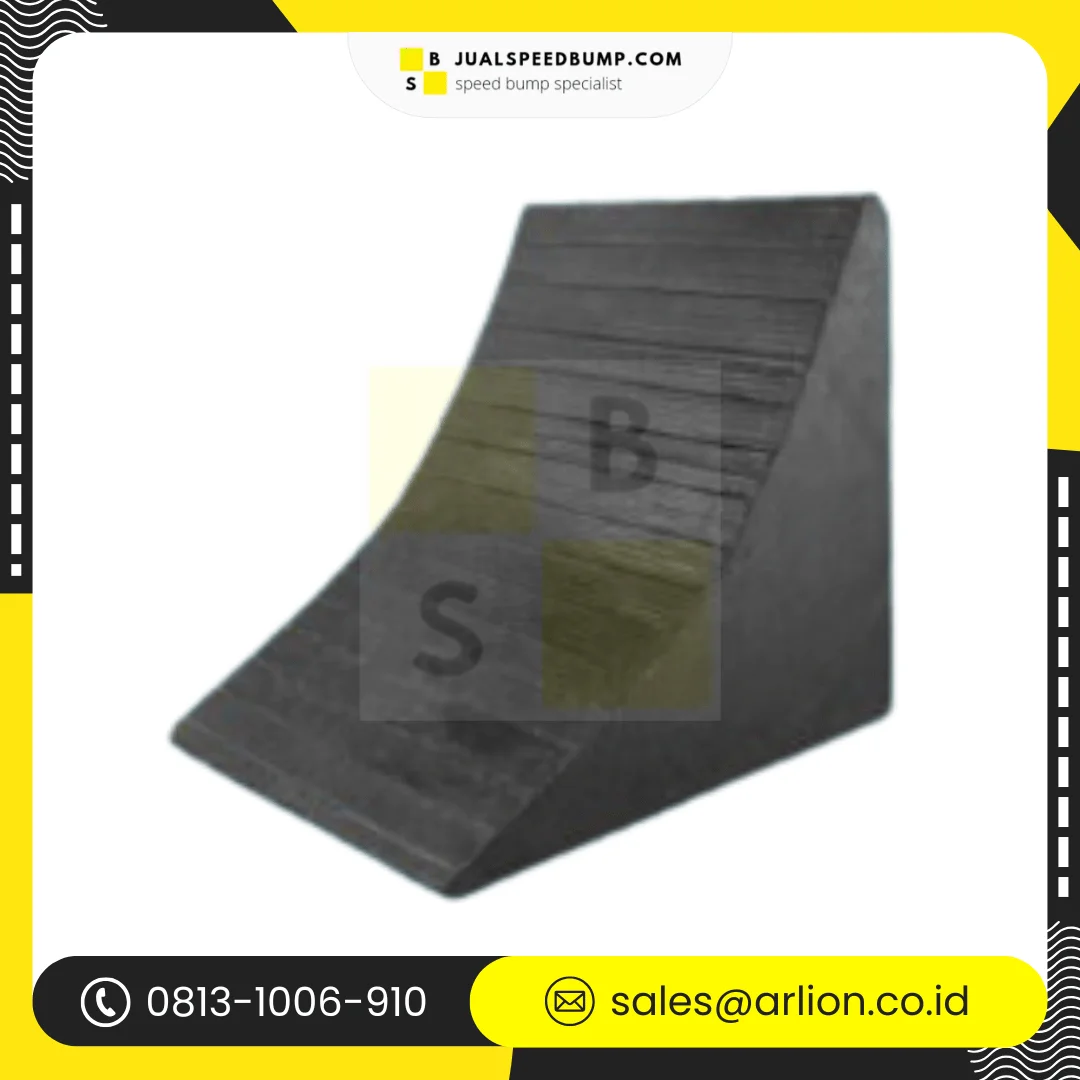 ganjal ban karet rubber wheel chock
