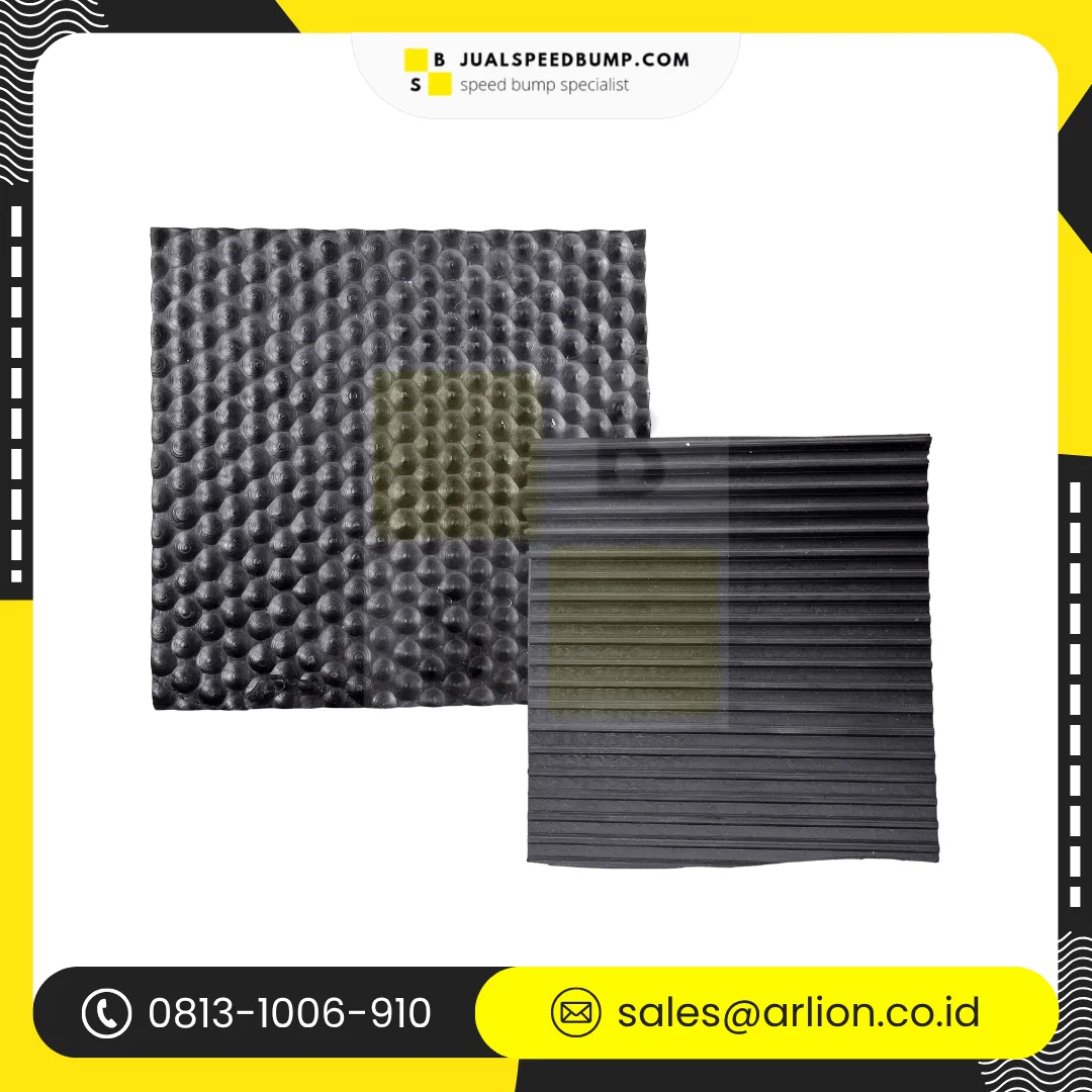 Alas Kandang Karet Hammer Rib karpet sapi perah