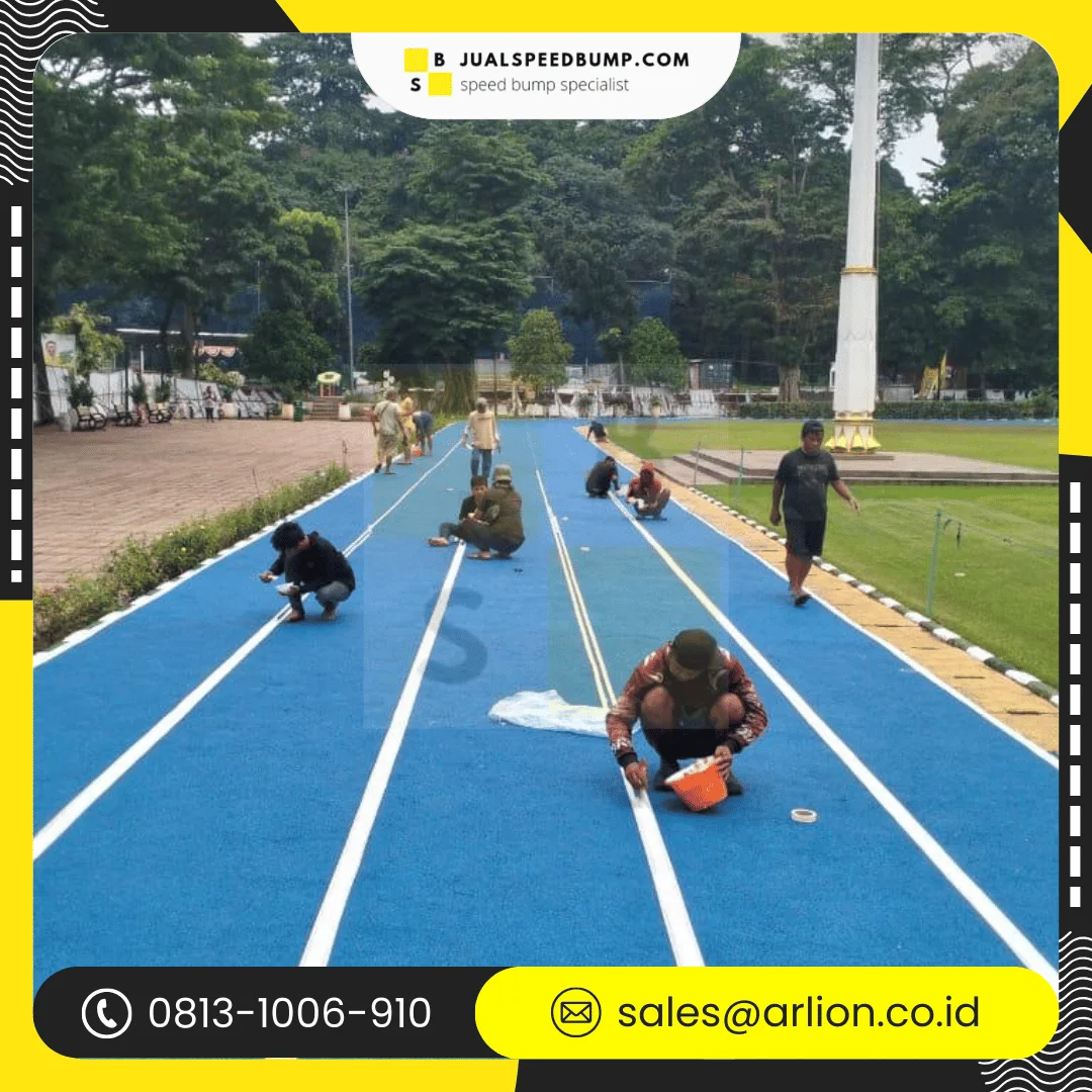 rubber jogging track