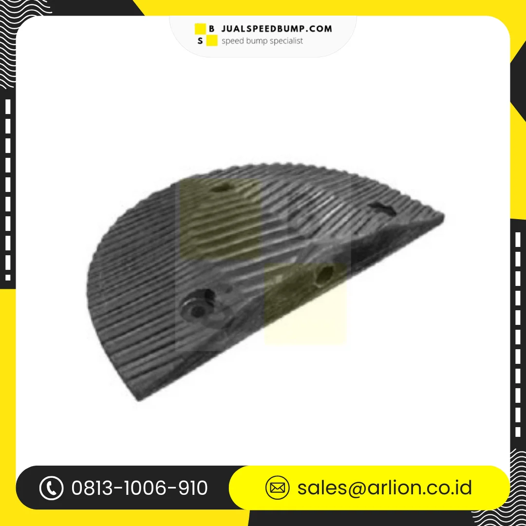 rubber speed hump end cap