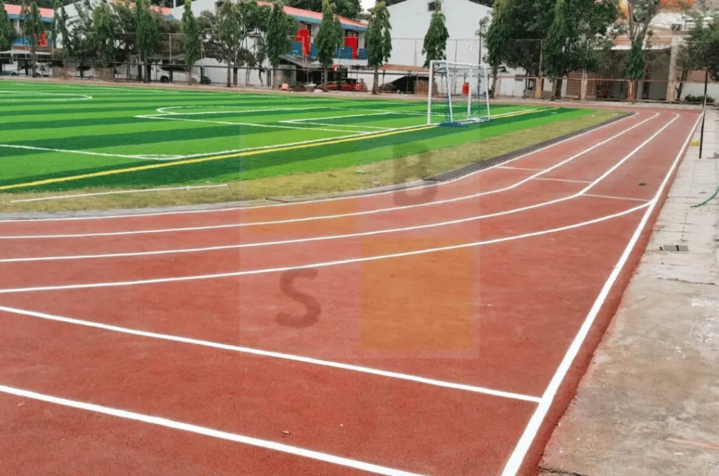 epdm rubber jogging track