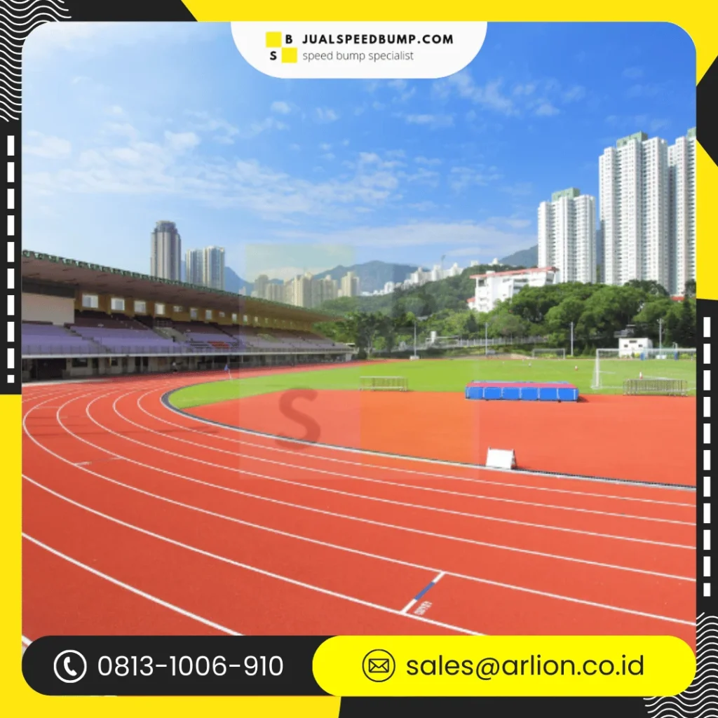 karet lantai stadion