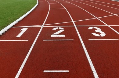 Rubber Running Track